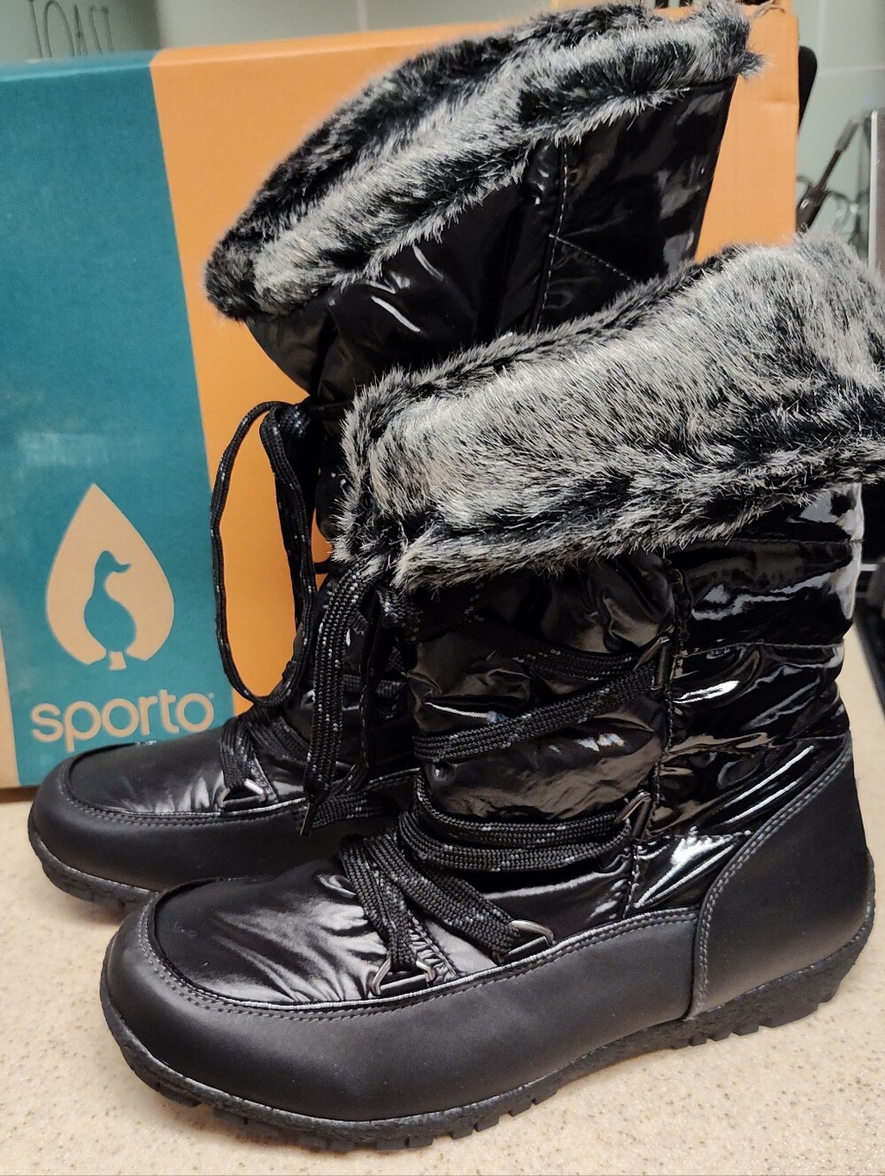 Charley By Sporto Waterproof Faux Fur Lined Snow Boots 👢